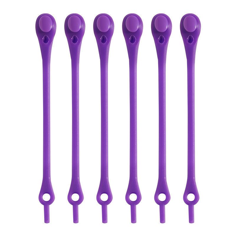 12pcs Silicone Shoelaces Round Elastic Shoe Laces Safty No Tie Shoelace For Men Women children All Sneakers Fit Strap Shoe Laces E-1218
