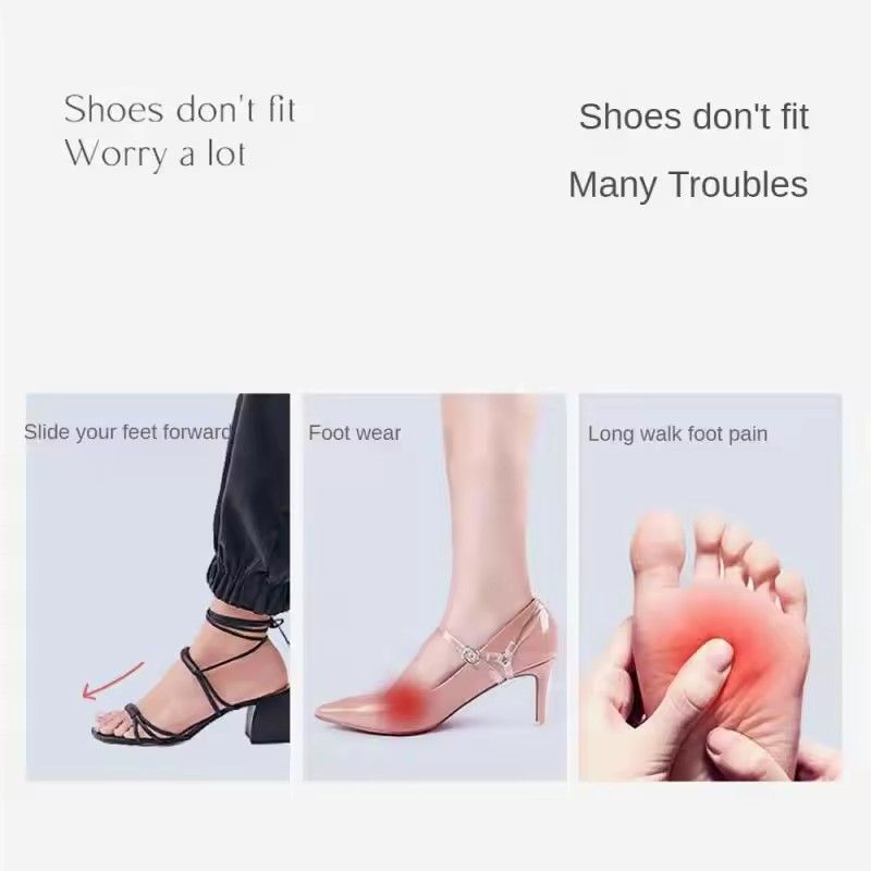 Silicone Gel Forefoot Insole Shoes Pads High Heel Soft Orthopedic Insole Anti-Slip Foot Protection Pain Relief Foot Cushions B2-69