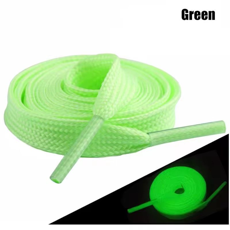 1 Pair Luminous Shoelaces for Kid Sneakers Men Women Sports Shoes Laces Glow In The Dark Night Shoestrings Reflective Shoelaces FZ-11-1