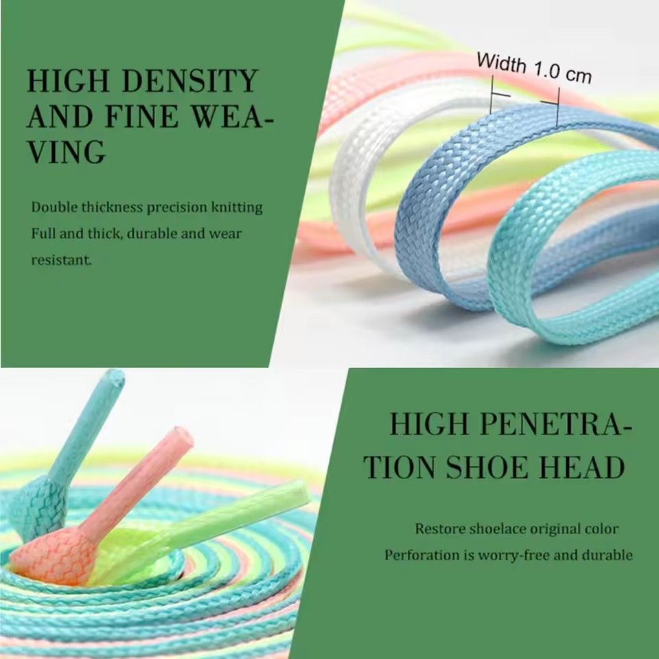 1 Pair Luminous Shoelaces for Kid Sneakers Men Women Sports Shoes Laces Glow In The Dark Night Shoestrings Reflective Shoelaces FZ-11-1