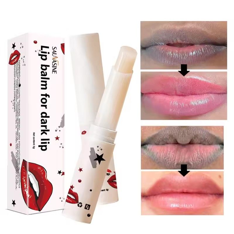 Lip Balm For Remove Dark Lip Moisturizing Lightening Melanin Whitening Plumper Extreme Gloss Pink Lips Skin Care For Men Women B2-839