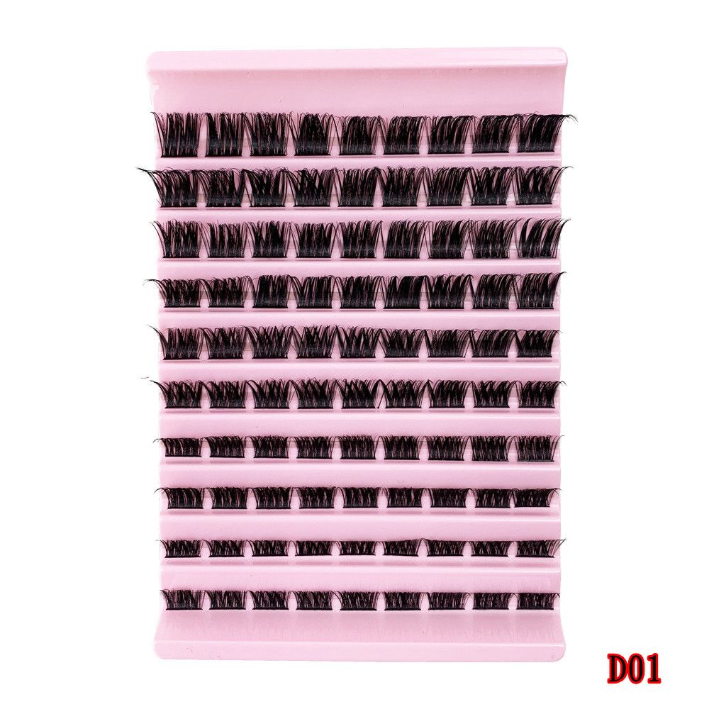 DIY Individual Lashes D Curl Fluffy Cluster Lashes DIY Eyelash Extension B2-954