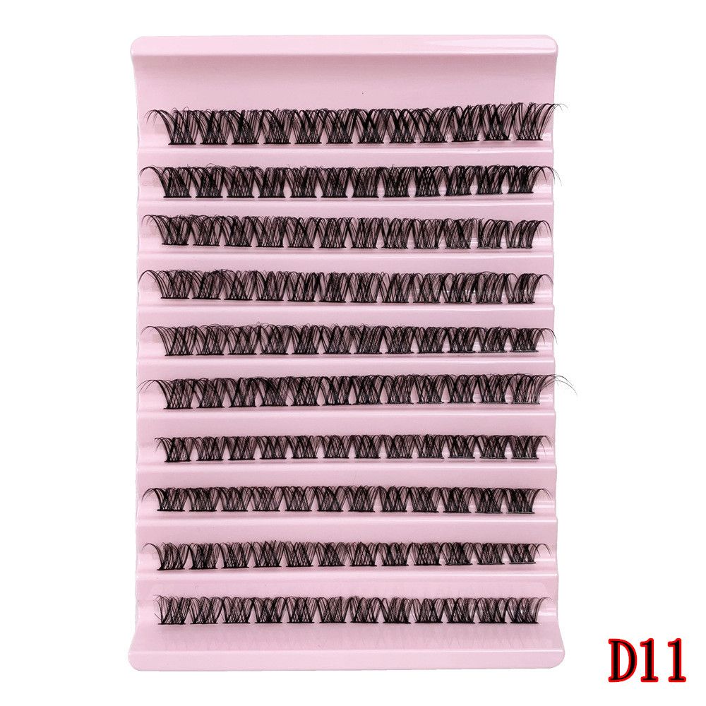 DIY Individual Lashes D Curl Fluffy Cluster Lashes DIY Eyelash Extension B2-954