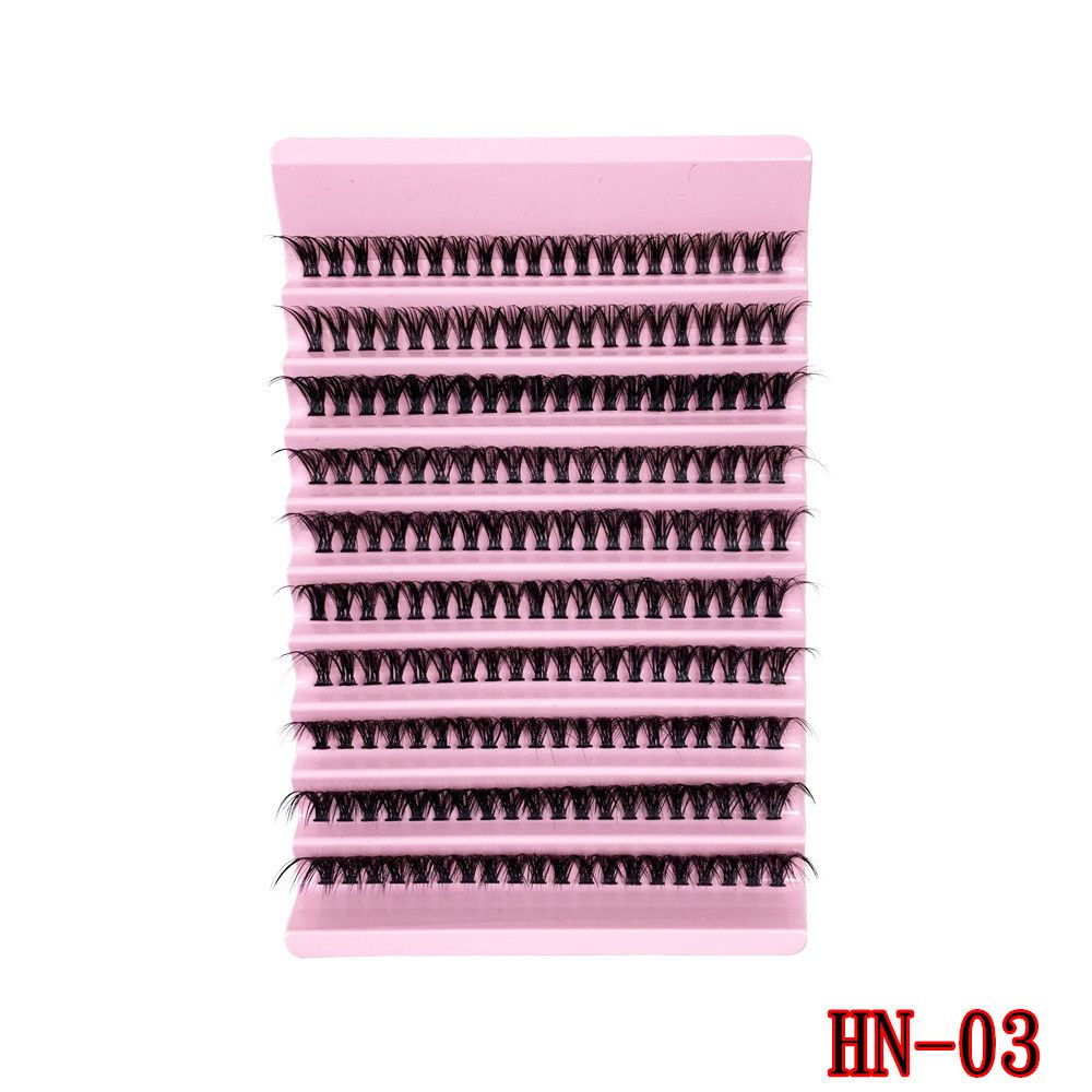 DIY Individual Lashes D Curl Fluffy Cluster Lashes DIY Eyelash Extension B2-954