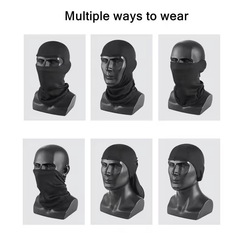 Balaclava Motorcycle Face Mask Moto Helmet Bandana Hood Ski Neck Full Face Mask Windproof Dustproof Face Shield Men's Biker Mask FZ-400