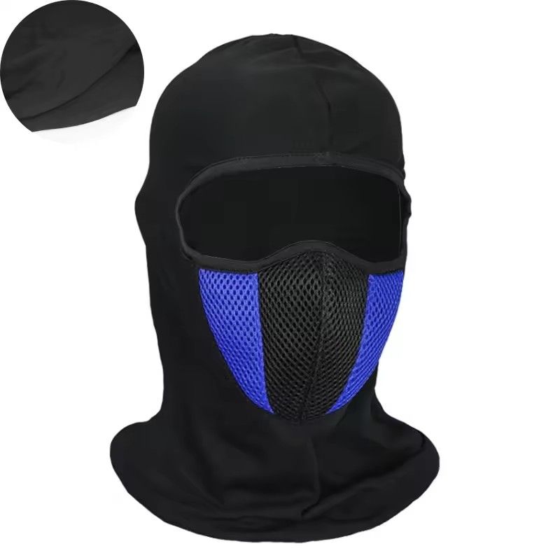 Breathable Balaclava Motorcycle Full Face Mask Cycling Motocross Helmet Hood Moto Riding Neck Face Hood Moto Accessories FZ-412