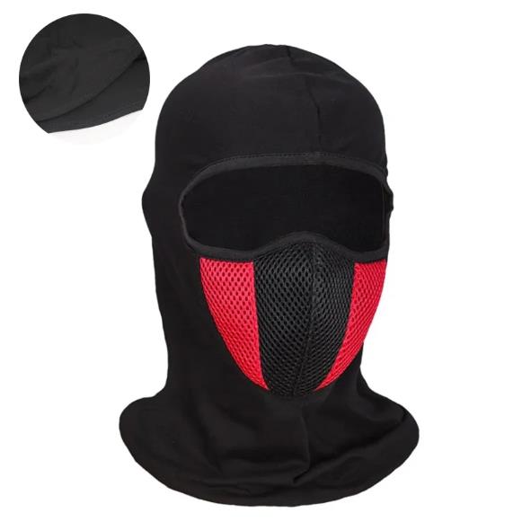 Breathable Balaclava Motorcycle Full Face Mask Cycling Motocross Helmet Hood Moto Riding Neck Face Hood Moto Accessories FZ-412