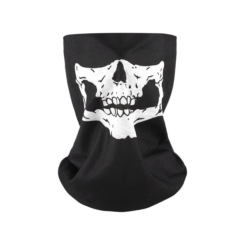 Running Bandana Outdoor Sports Equipment Cycling Face Mask Headwear Halloween Skull Wrap Scarf Warm Washable Headband Breathable D3--3