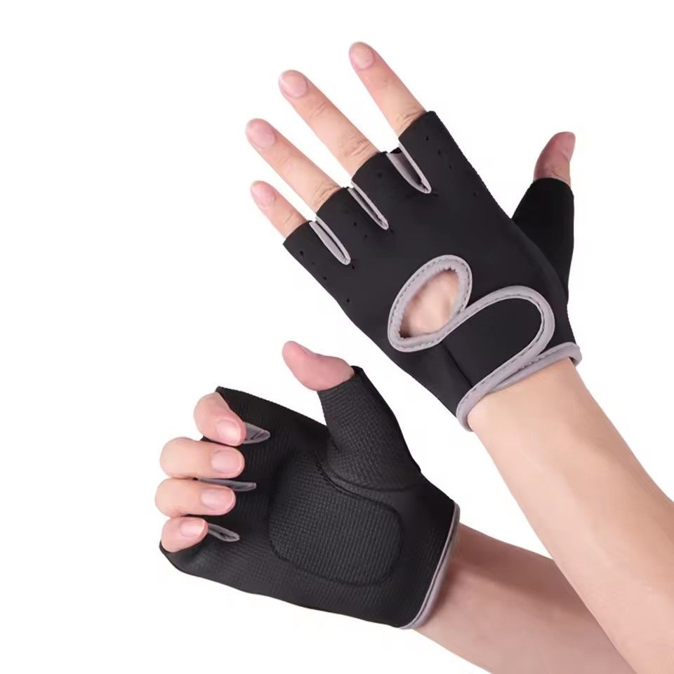 Sports Fitness Gloves ClothNon-slip Anti-vibration Handguards Gym Bench Press Barbell Fitness Protective Gear O--4--3