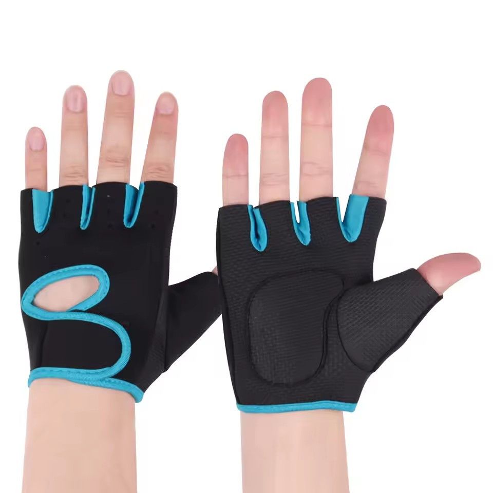 Sports Fitness Gloves ClothNon-slip Anti-vibration Handguards Gym Bench Press Barbell Fitness Protective Gear O--4--3