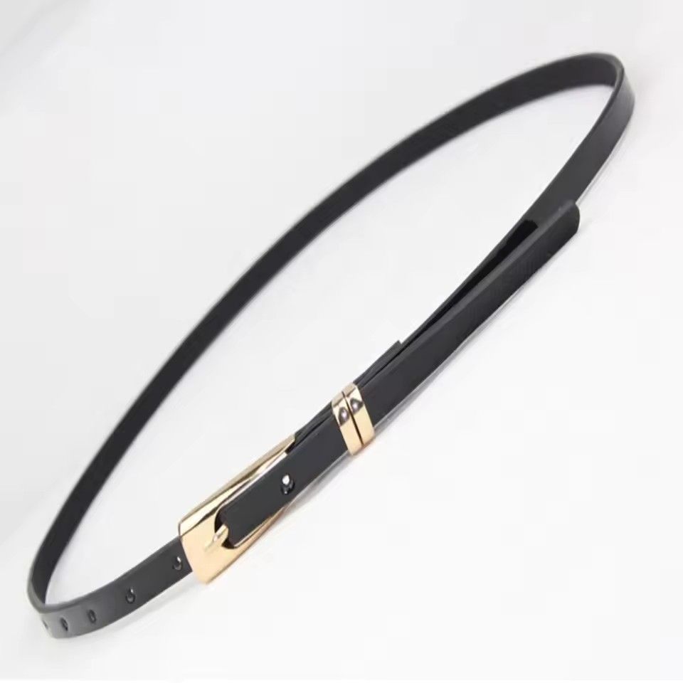 105cm Fashion Candy Color PU Waist Belt for Women Decorative Belts Womens Accessories