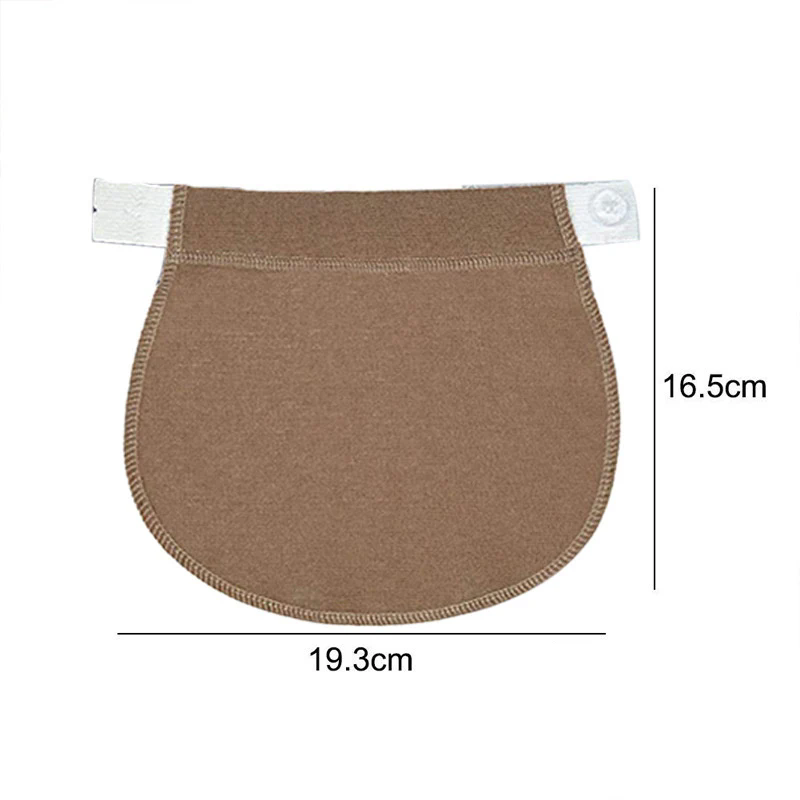 Maternity Pregnancy Waistband Belt Adjustable Elastic Pants Extended Button Lengthening Waist Extenders for Pregnant Women E-717