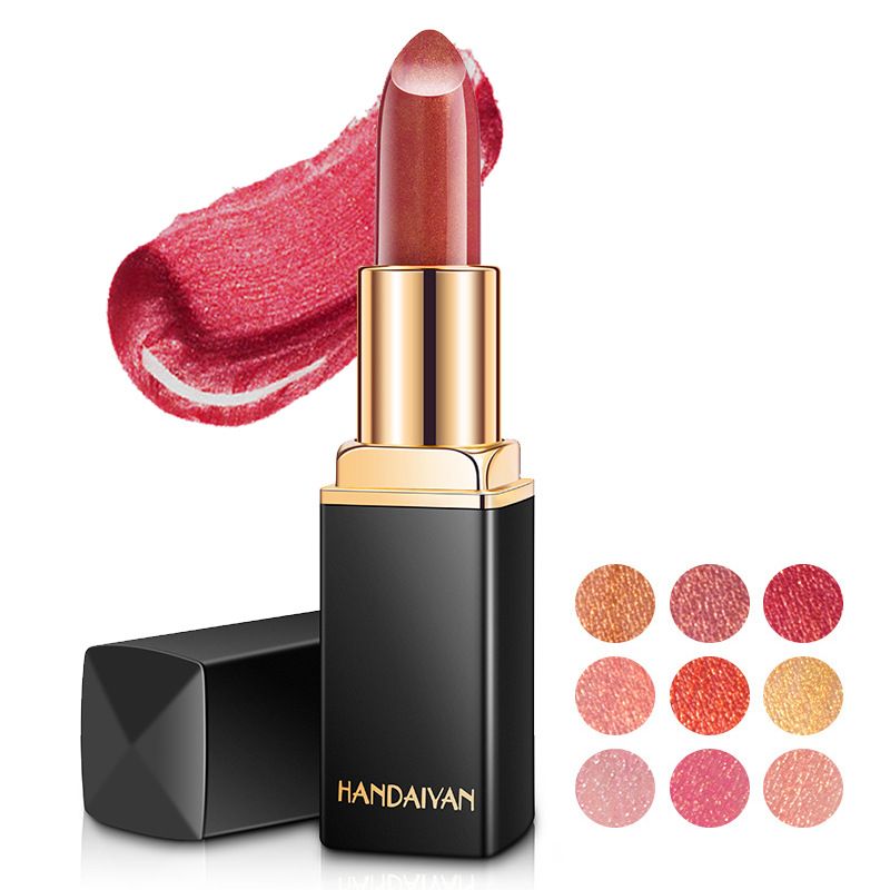 Waterproof Nude Glitter Lipstick Makeup Long Lasting Velve Red Mermaid Sexy Shimmer Lip Stick Cosmetics Beauty B2-775 view 4