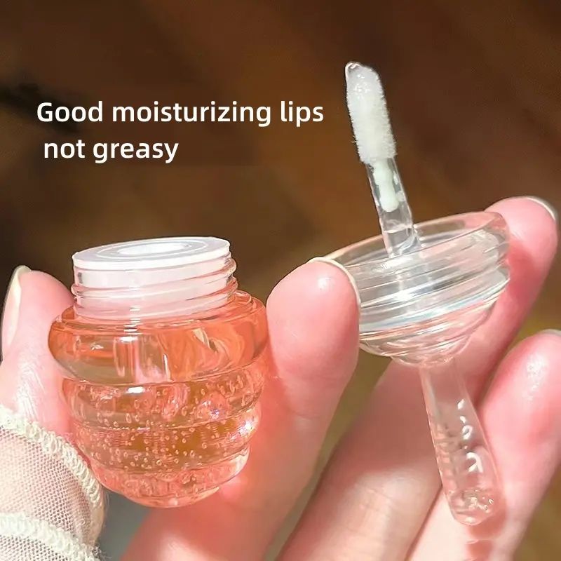 Honey Pot Lip Oil Fresh Fruit Lip Balm Set Long Lasting Moisturizing Clear Lip Oil Liquid Lipstick Lipgloss Makeup Cosmetics B2-863