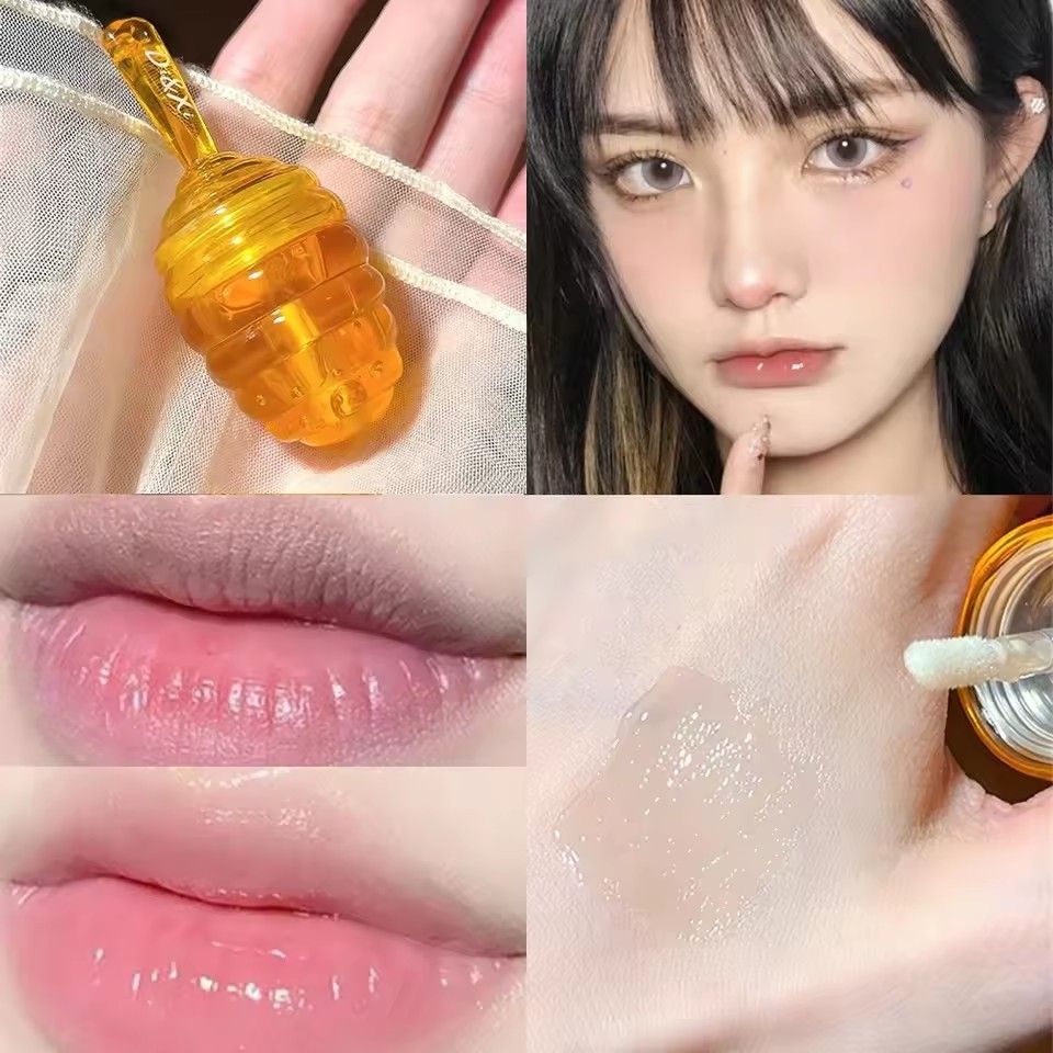Honey Pot Lip Oil Fresh Fruit Lip Balm Set Long Lasting Moisturizing Clear Lip Oil Liquid Lipstick Lipgloss Makeup Cosmetics B2-863