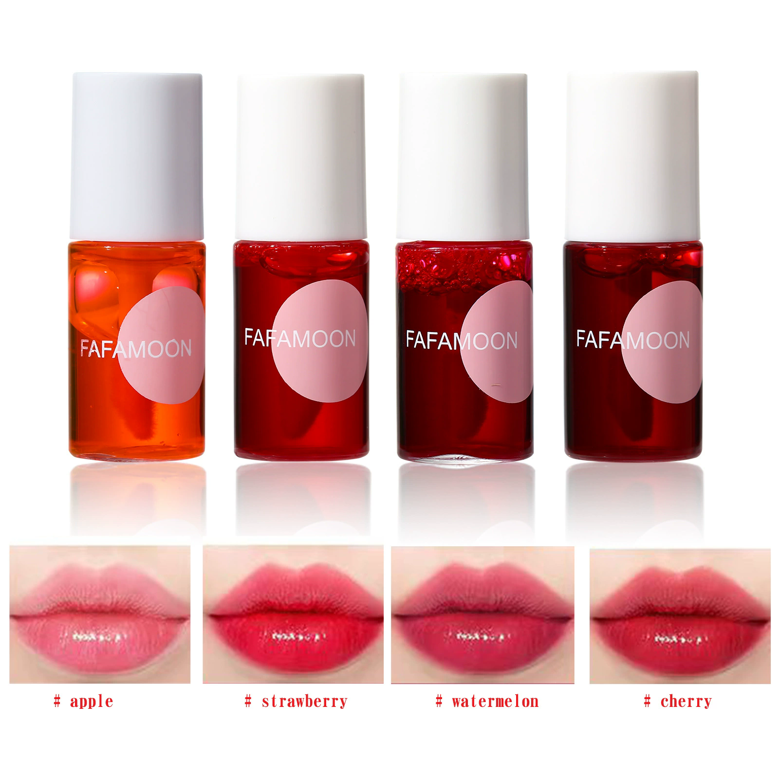 Mini Water Liquid Tint Moisturizing Lip Gloss Mirror Lip Glaze Long Lasting Waterproof Lipstick Rosered Lip Cheek Rouge Cosmetic B2-993