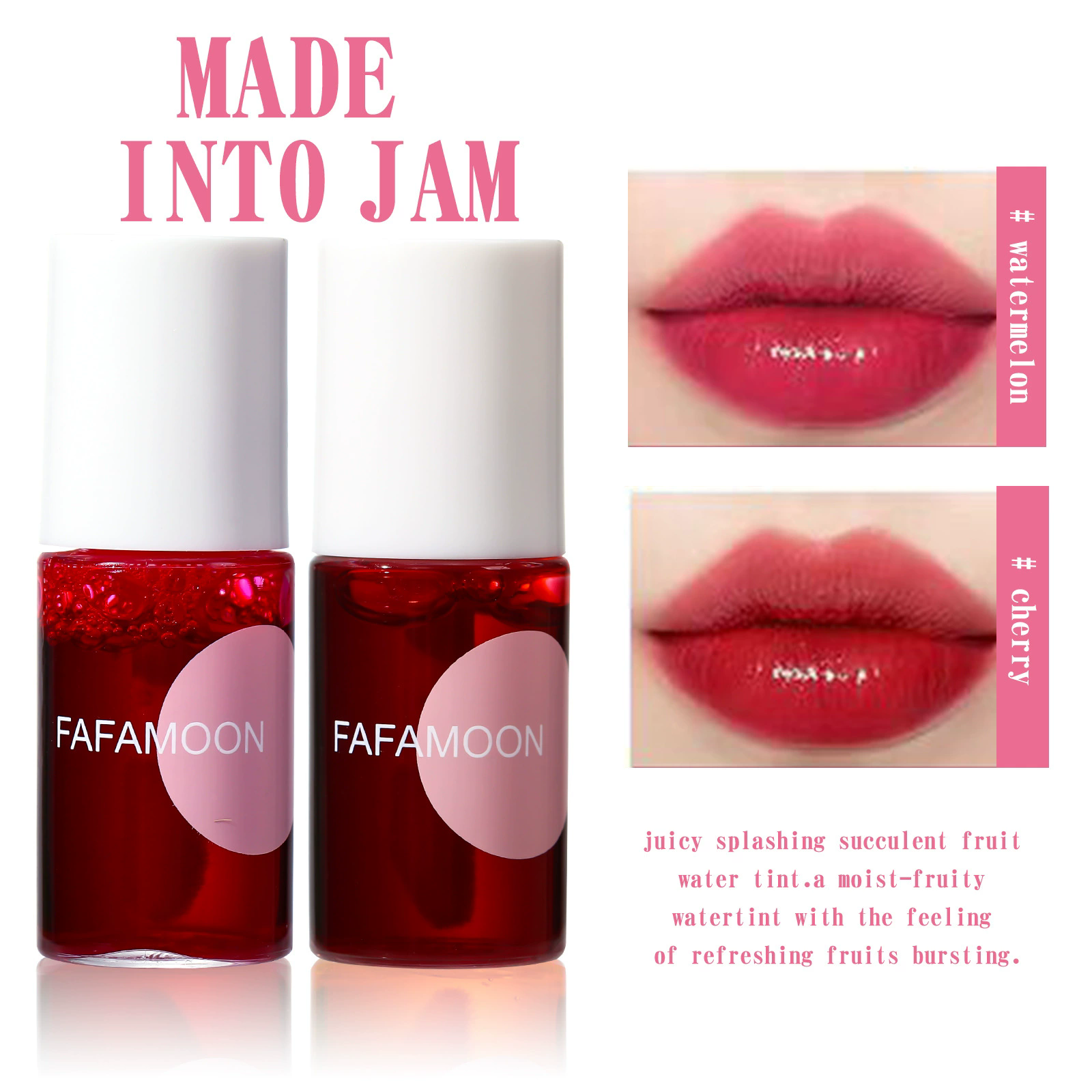 Mini Water Liquid Tint Moisturizing Lip Gloss Mirror Lip Glaze Long Lasting Waterproof Lipstick Rosered Lip Cheek Rouge Cosmetic B2-993