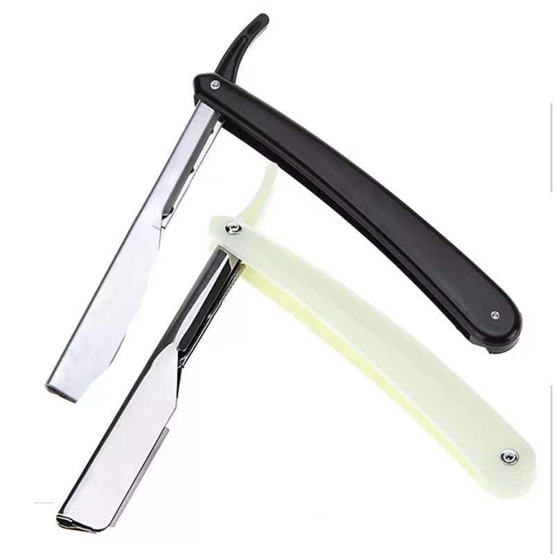 2 Colors Professional Manual Shaver Straight Edge Stainless Steel Sharp Barber Razor Shaving Beard Cutter with Blade Shaving
B2-685