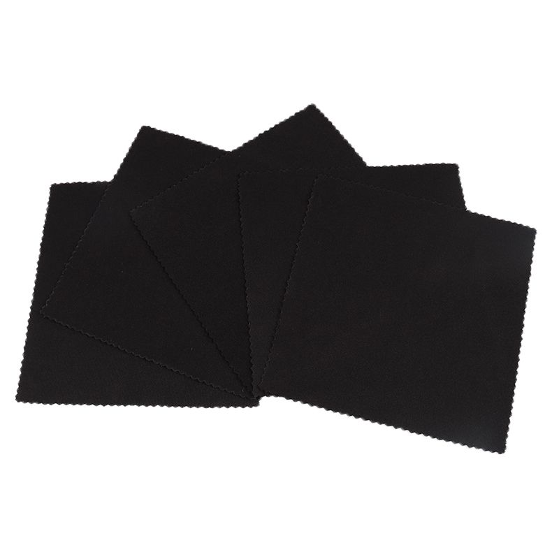 20pcs Black Microfiber Sunglasses Eyeglasses Cleaning Cloth 13*13cm Glasses Eyewear Clean Lens Cloth Accessories  E-946 20pcs
