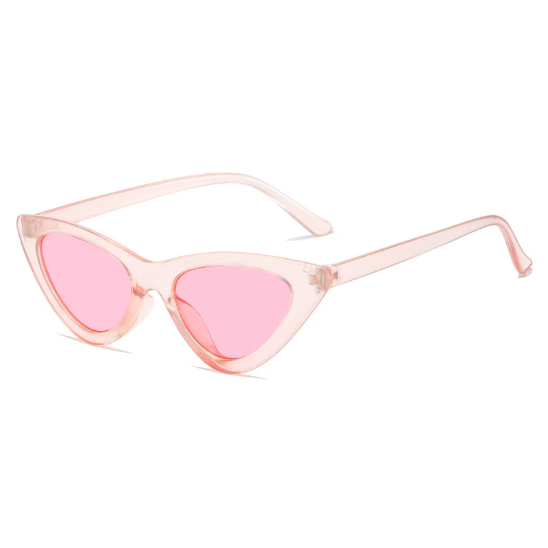 1pc Retro Sexy Small Triangle Cat Eye Sunglasses Vintage Brand Designer Women European American Trend  Sunglasses
FZ-381