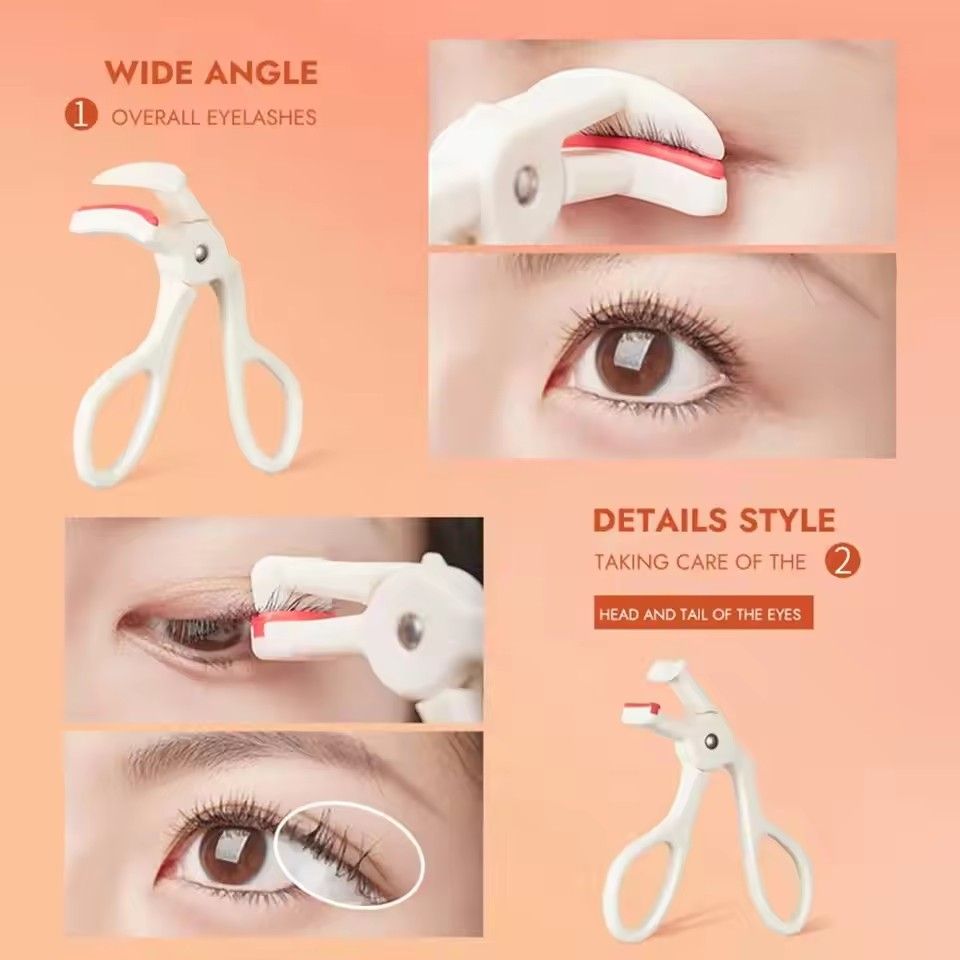 Natural Effect Eyelash Curler Cosmetic Tool Clip Silicone Pads Lash Curling Curler Eye Makeup Tools Eyelash Lift Tool