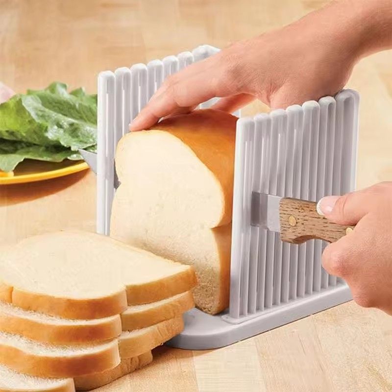 Rectangle Bread Slicer Cutter Mold Toast Loaf Cutting Pro Bread Slicer Cutter Mold Maker Slicing Guide Loaf Kitchen Tools Ship