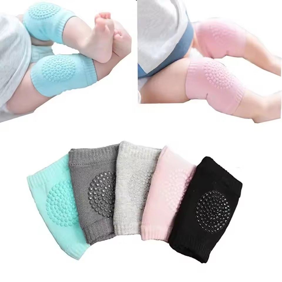 Unisex Baby Toddlers Kneepads Crawling Anti-Slip Knee Elbow Pads Infants Toddlers Protector Safety Kneepad Leg Warmer Socks F3-459