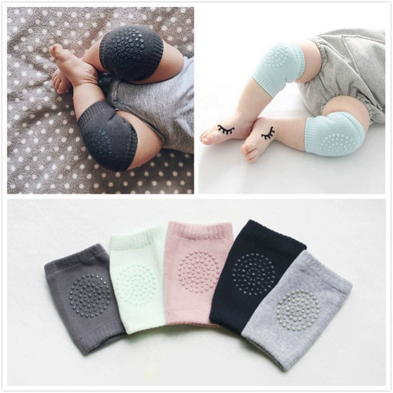 Unisex Baby Toddlers Kneepads Crawling Anti-Slip Knee Elbow Pads Infants Toddlers Protector Safety Kneepad Leg Warmer Socks F3-459