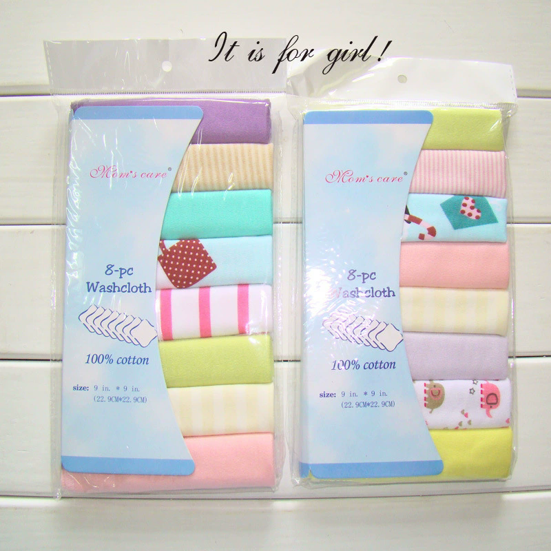 8pcs/pack 100% Cotton Newborn Baby Towels Saliva Towel Nursing Towel Baby Boys Girls Bebe Toalha Washcloth Handkerchief