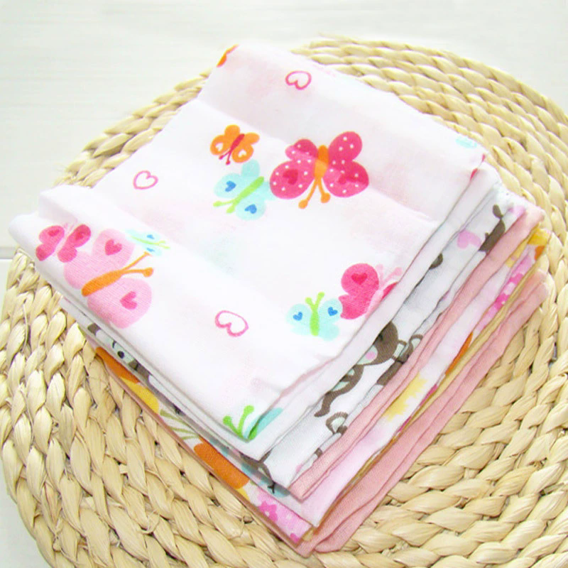 8pcs/pack 100% Cotton Newborn Baby Towels Saliva Towel Nursing Towel Baby Boys Girls Bebe Toalha Washcloth Handkerchief