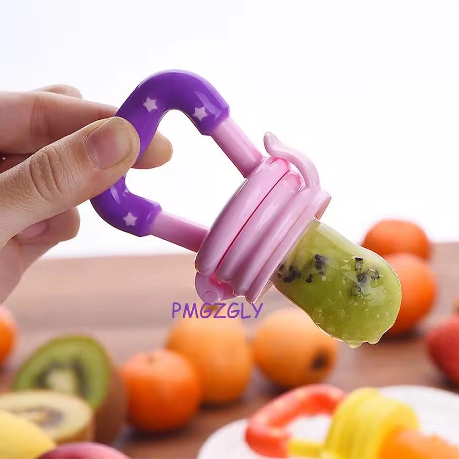 Baby Fruit Eating Supplement Photography Accessories Food Grade Silicone Teether Baby Puree Bag Teething Stick