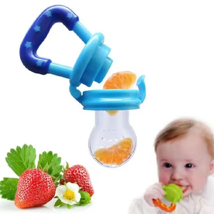 Baby Fruit Eating Supplement Photography Accessories Food Grade Silicone Teether Baby Puree Bag Teething Stick