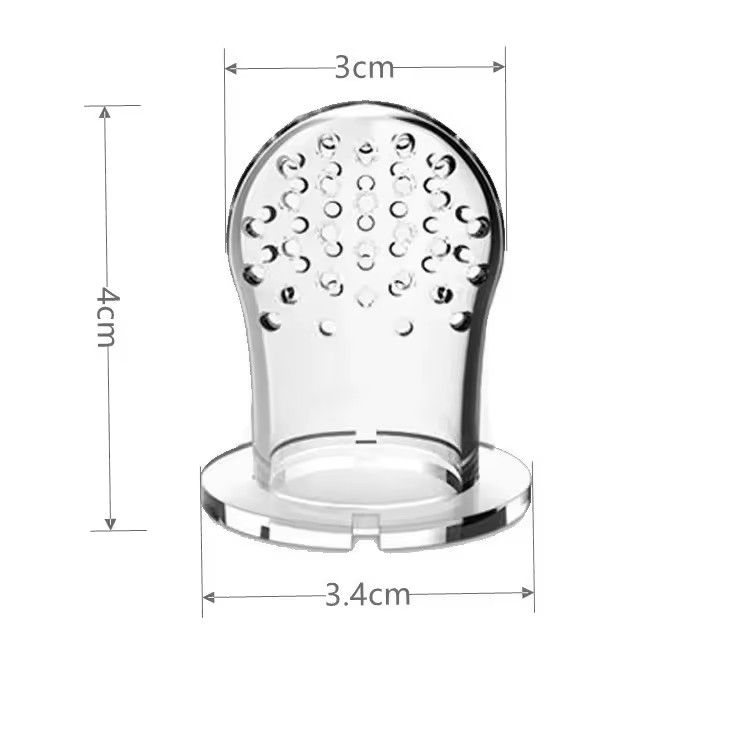 Baby Fruit Eating Supplement Photography Accessories Food Grade Silicone Teether Baby Puree Bag Teething Stick