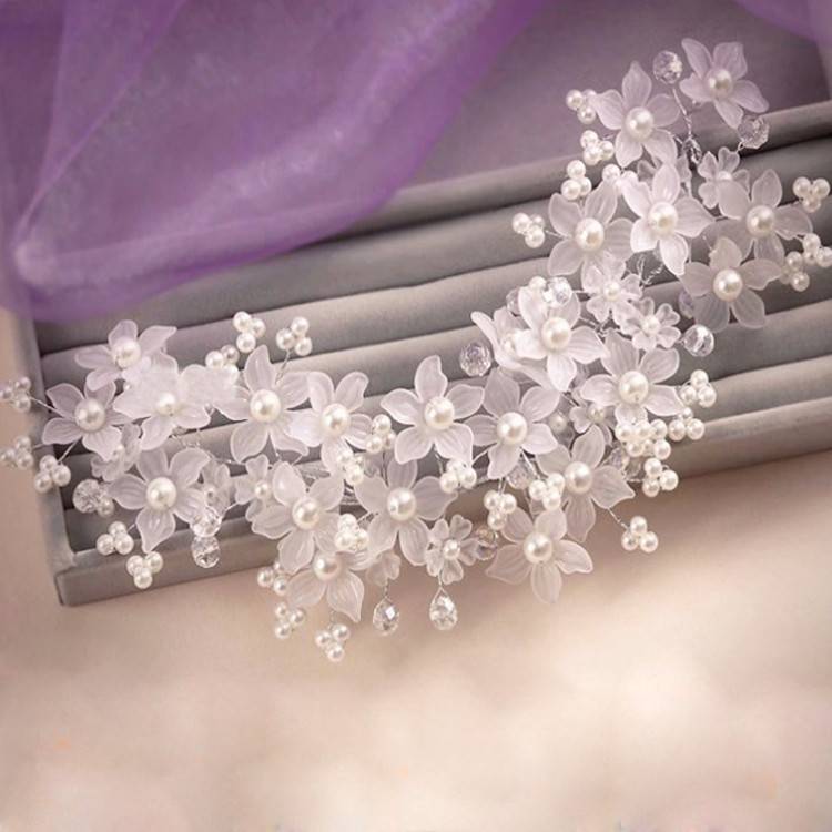 Bridal Hair Accessories Rhinestone Flower Headband Wedding Headpiece Hair Jewelry Handmade Wedding Headband Women Hair Ornaments A-660