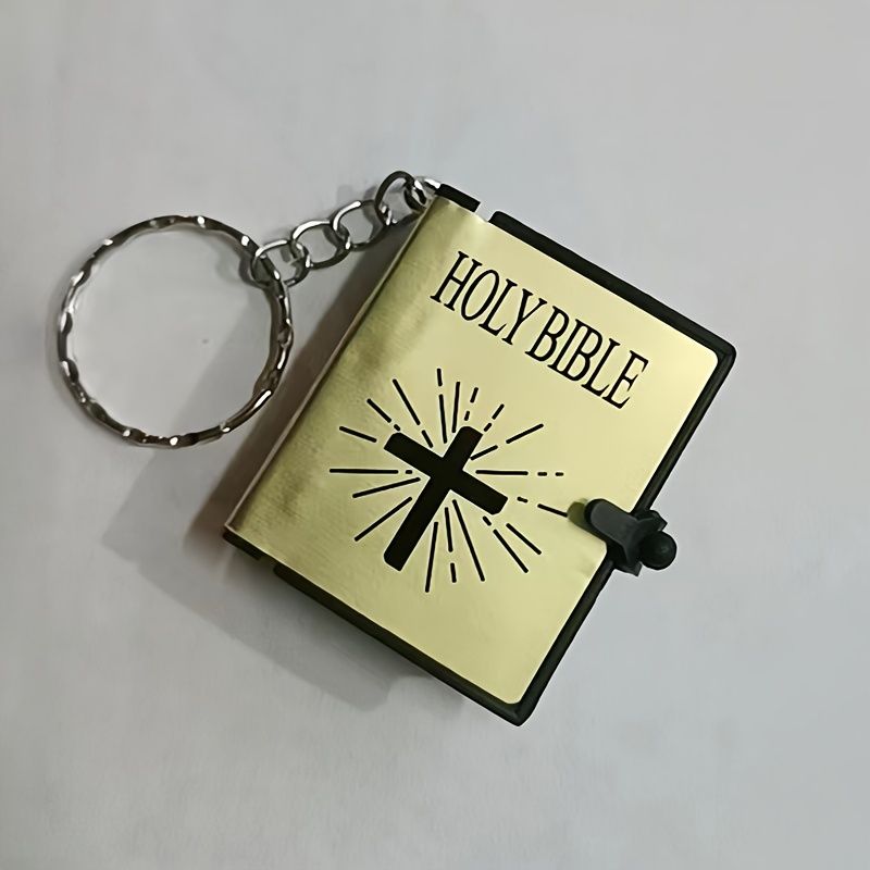 men's mini Bible keychain, decorative mini book  A-2000