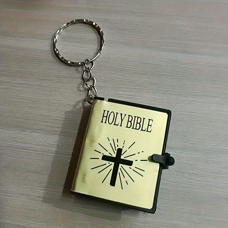 men's mini Bible keychain, decorative mini book  A-2000