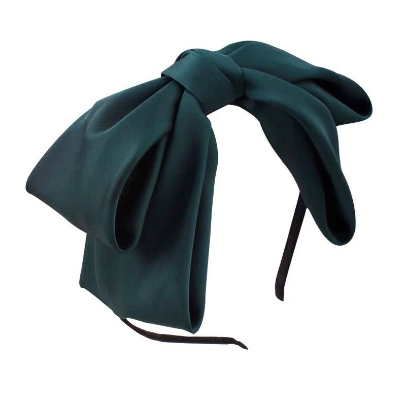 Bow Hairband Solid Color Hair Accessories Hairpin Headdress Girl Ins Headband A-1510