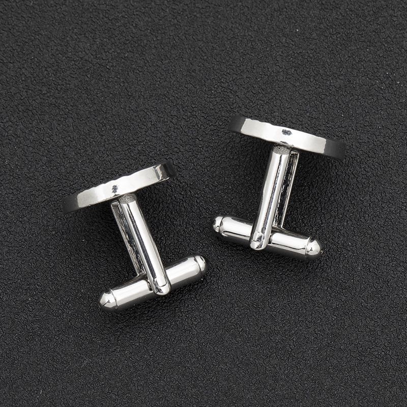 European And American New Men's Cufflinks Round Spiral Pattern Cufflinks All-match Men's Shirt Accessories  A-1734