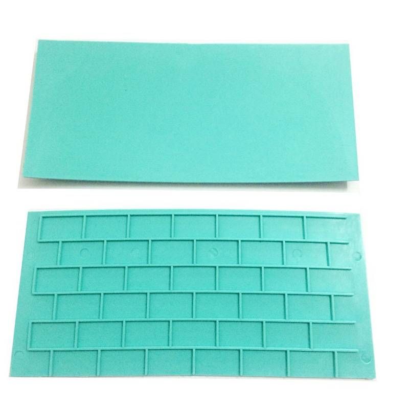 2pcs/set Texture Silicone Mold Of Tree Bark + Brick Wall Silicone Mat Fondant Cake Decorating Tools BakewareD13--7