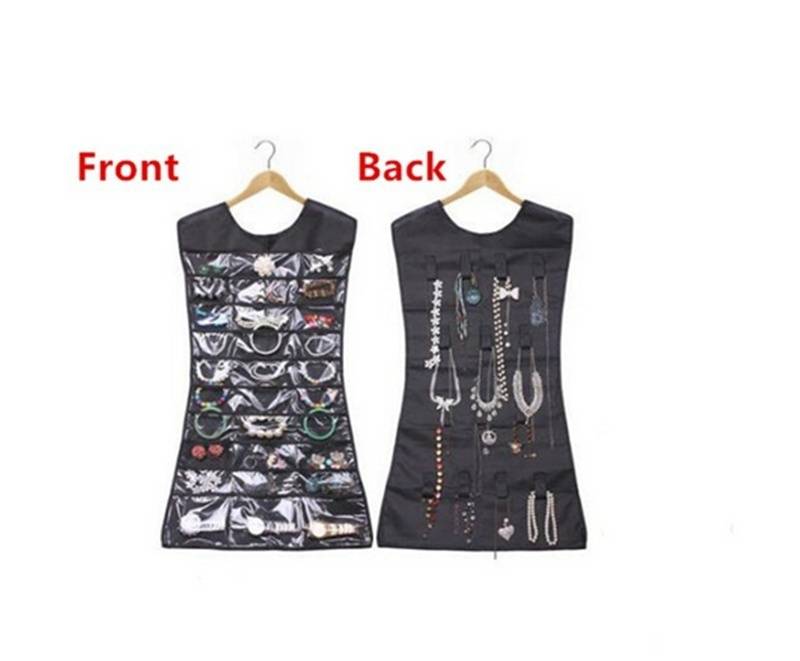 Large Jewelry Holder Necklace Bracelet Earring Ring Pouch Organizer Bag Jewelry Display Bags J--87