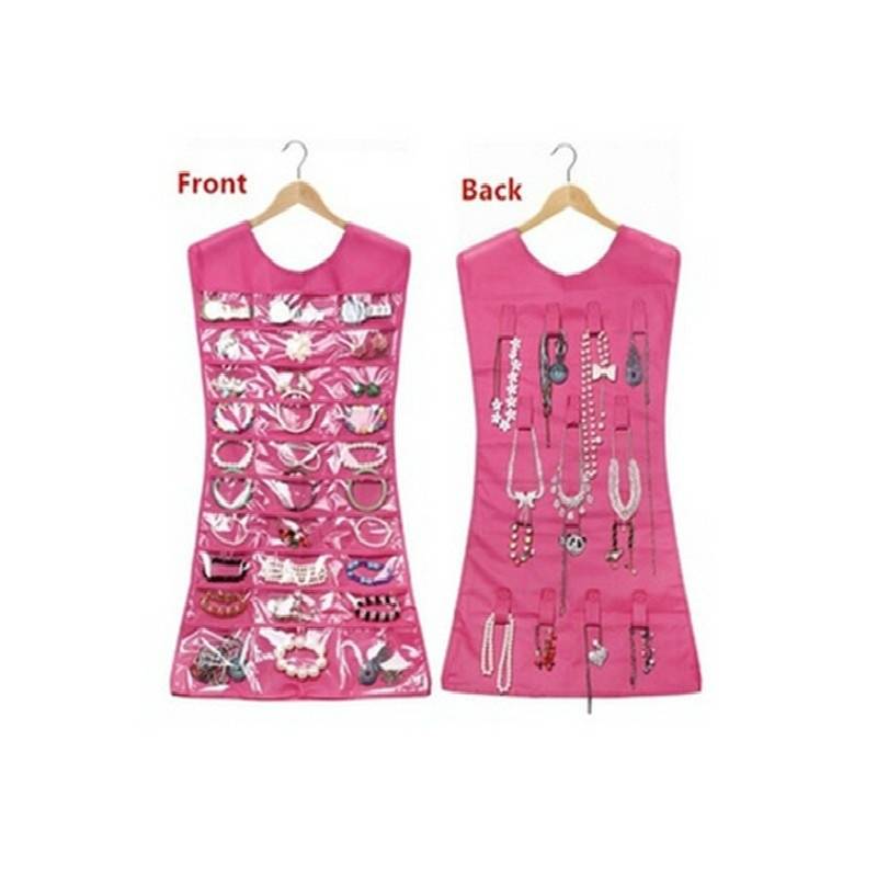 Large Jewelry Holder Necklace Bracelet Earring Ring Pouch Organizer Bag Jewelry Display Bags J--87