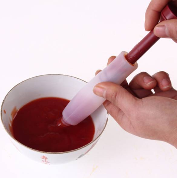 Silicone Food Writing Pen Chocolate Decorating Tools Cake Mold Cream Cup,cookie Icing Piping Pastry Nozzles Kitchen Accessories D1--2