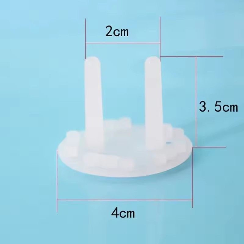 10pcs Baby Safety Child Electric Socket Outlet Plug Protection Security Two Phase Safe Lock Cover Kids Sockets Cover Plugs E-1124