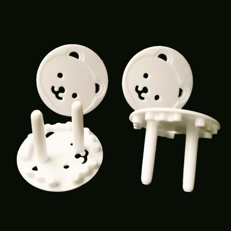 10pcs Baby Safety Child Electric Socket Outlet Plug Protection Security Two Phase Safe Lock Cover Kids Sockets Cover Plugs E-1124