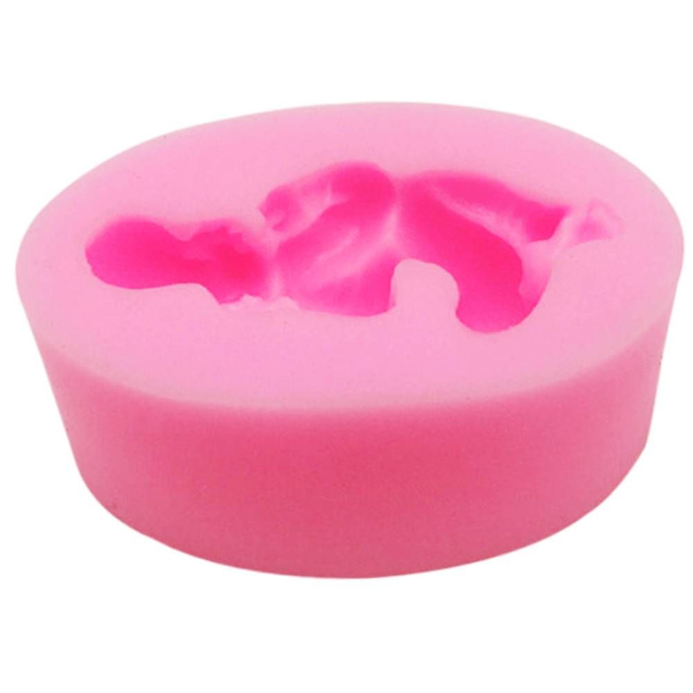 3D Cute Baby Silicone Molds for Cake Sugar Candy Mold DIY Design Fondant Decorating Tools 7.5*4.7CM D13--8