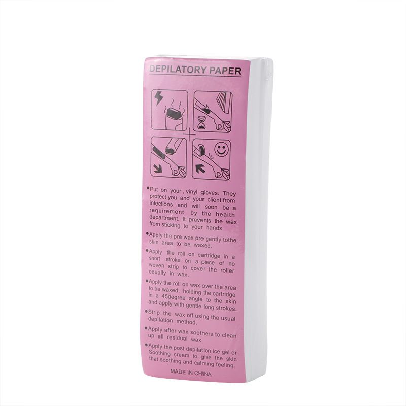 50pcs Removal Nonwoven Body Cloth Hair Remove Wax Paper Rolls High Quality Hair Removal Epilator Wax Strip Paper Roll E-1080