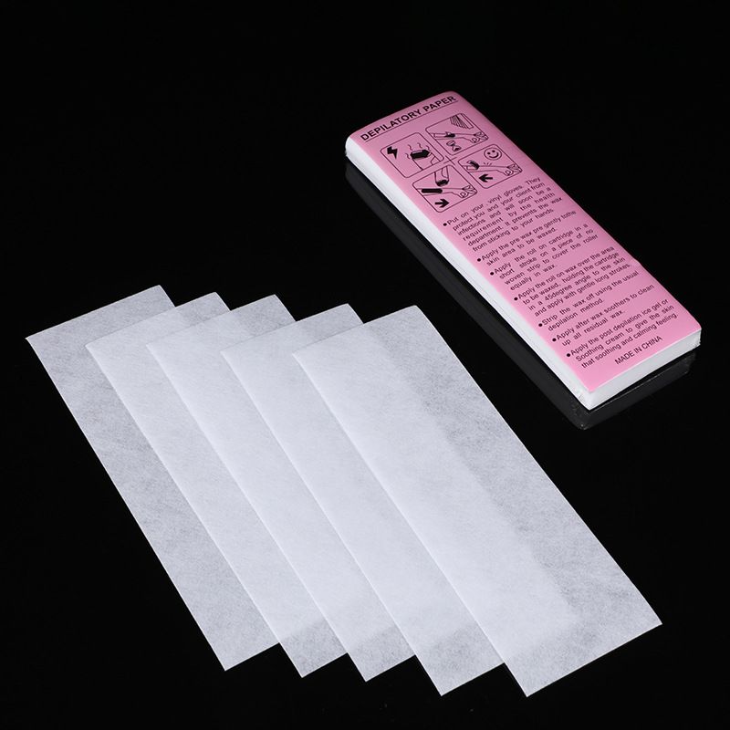 50pcs Removal Nonwoven Body Cloth Hair Remove Wax Paper Rolls High Quality Hair Removal Epilator Wax Strip Paper Roll E-1080