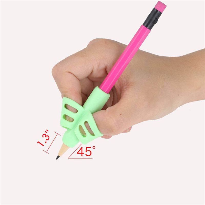 3Pcs/Set Non-toxic Children Pencil Holder Pen Writing Aid Grip Posture Correction Tools Office School Supplies E-413