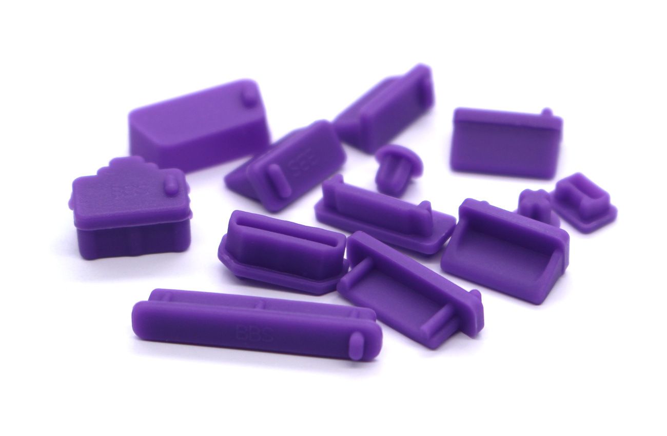 13pcs Colorful Silicone Anti Dust Plug Cover Stopper Laptop dust plug laptop dustproof usb dust plug Computer Accessories A-1273