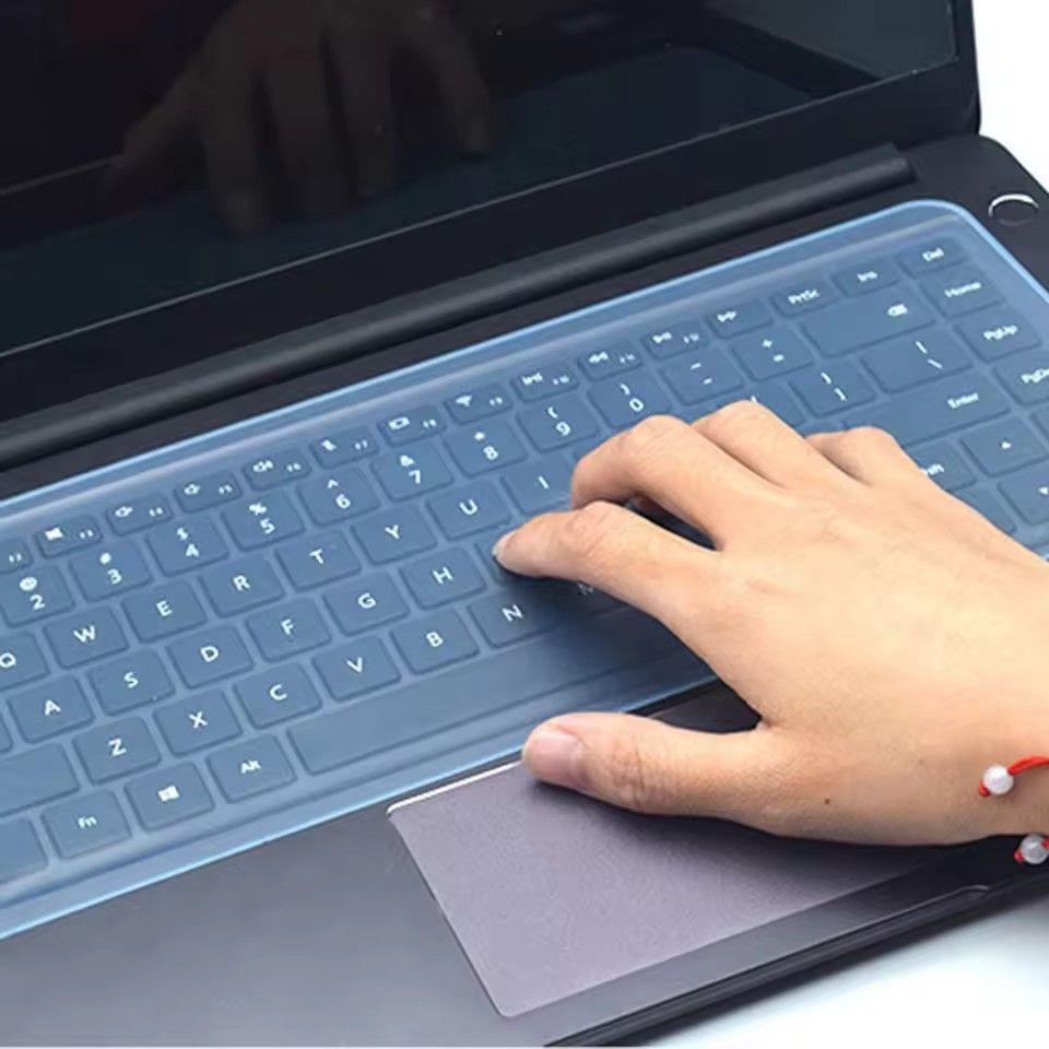 Universal Laptop Cover Keyboard Skin Dustproof Waterproof Soft Silicone Protector Generic for 12-14 inch and 15-17 inch E-1087